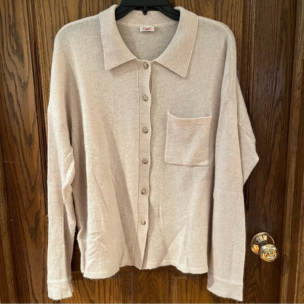 Cashmere Sweater Shirt